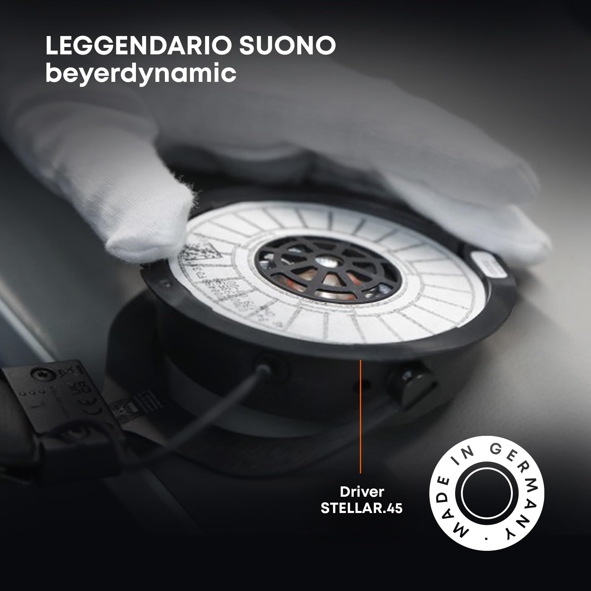 beyerdynamic AVENTHO 300 Cuffie senza fili con cancellazione del rumore - 50 ore di durata della batteria, Bluetooth® 5.4, con STELLAR.45, in nero - nuovo aggiornamento disponibile tramite app