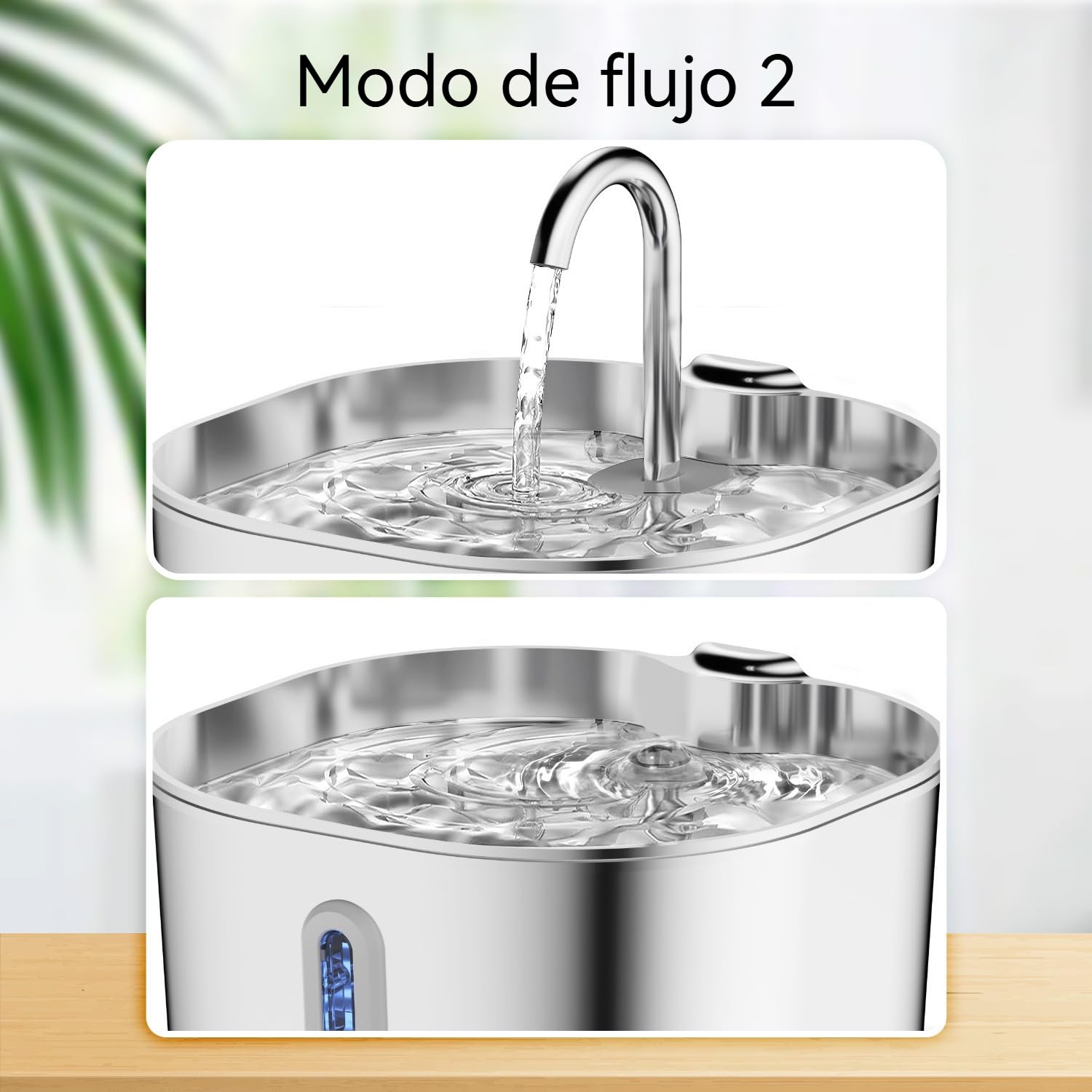 Catvitalis Fuente De Agua Gatos, 2.2L Cat Vitalis Water Fountain for Cats, with Whisper Quiet & Easy to Clean, Stainless Steel Filtered Recirculating Water Fountains for Dogs and Cats
