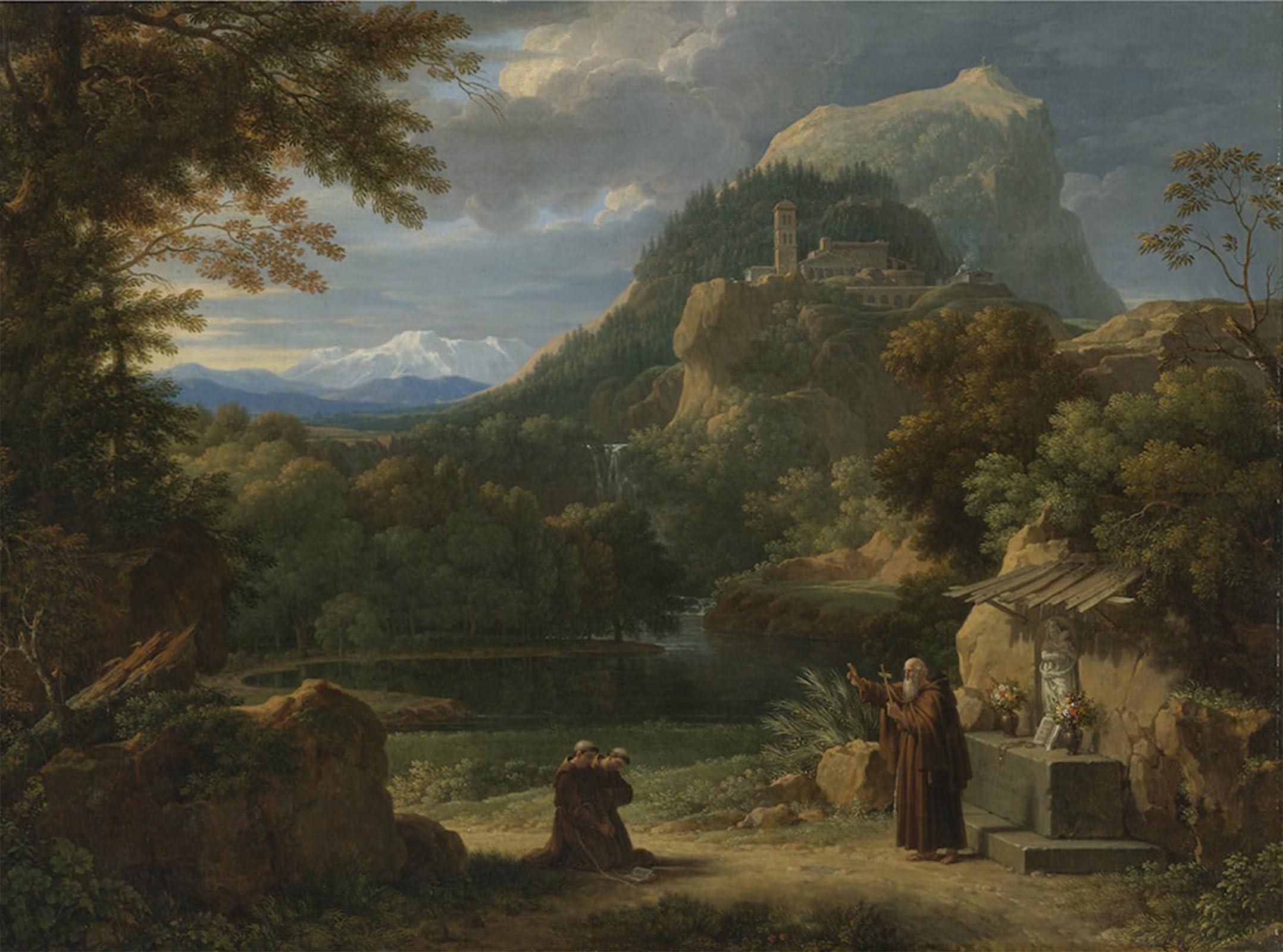 Tableau Toile Saint Antoine de Padoue 60x90cm cadeau idéal