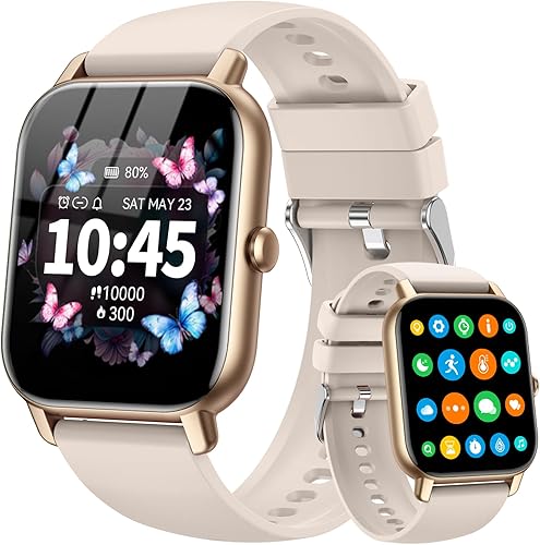 Relojes inteligentes para hombres y mujeres (respuestahacer llamadas), reloj de seguimiento de actividad con contador de actividadmonitor de sueño,