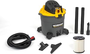 WORKSHOP Wet Dry Vac WS1600VA High Capacity Wet Dry Vacuum Cleaner, 60 L (16 Gallon) Shop Vacuum Cleaner, 6.5 Peak HP Wet and Dry Vacuum