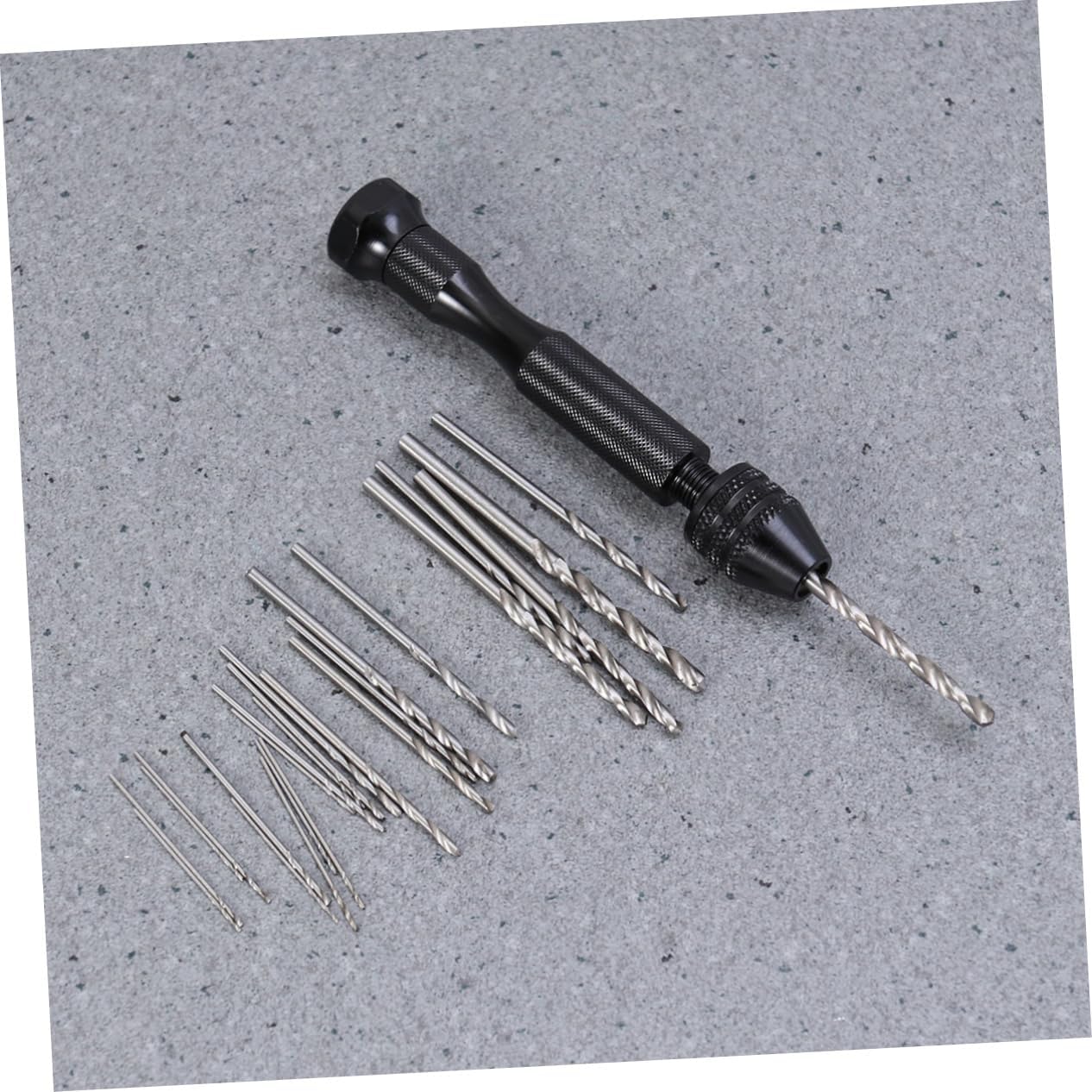 25pieces Rotary Tool Kit Alternative Precision Pin Vise Hand Drill Bits