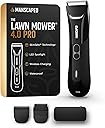 MANSCAPED The Lawn Mower® 4.0 PRO - Groin & Body Hair Trimmer, Updated SkinSafe® Trimmer Blade, Waterproof Wet/Dry Groomer, USB-C & Wireless Charging Compatible, Men’s Ball Shaver with Travel Lock