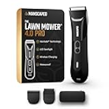 MANSCAPED® The Lawn Mower® 4.0 PRO - Groin & Body Hair Trimmer, Updated SkinSafe® Trimmer Blade, Waterproof Wet/Dry Groomer, USB-C & Wireless Charging Compatible, Men’s Ball Shaver with Travel Lock