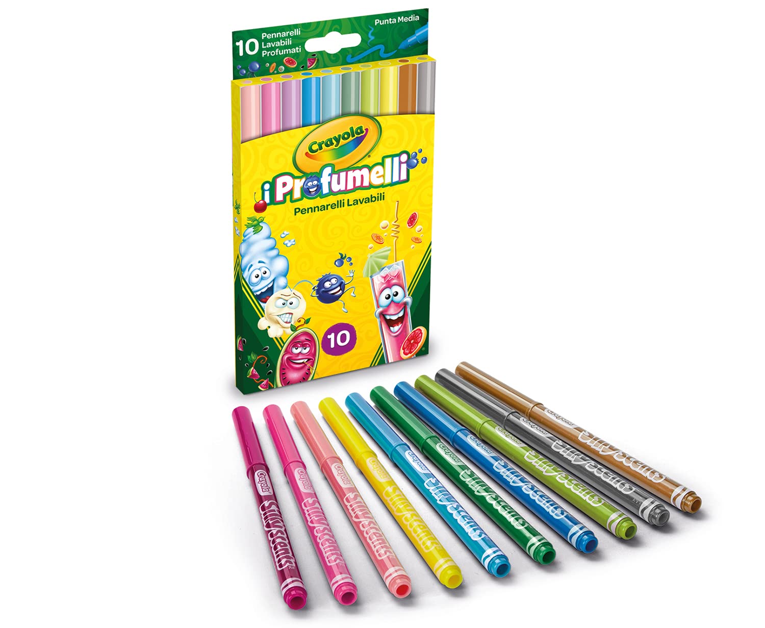 CRAYOLA - Super zestaw markerów, wartość artystyczna i rzemieślnicza, artykuły do kolorowania domu i powrotu do szkoły, prezent dla dzieci, od 6 lat