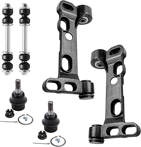 Miniatura 81 de Detroit Axle - Kit de suspensión delantera RWD para Chrysler 300 Dodge Charger Challenger Magnum 2 brazos de control superior con rótulas 2 rótulas