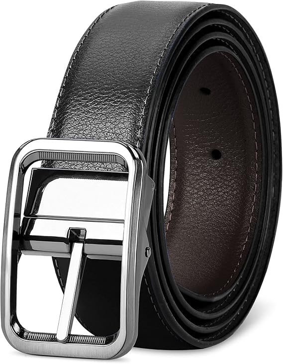 Amazon Newhey ベルト メンズ ビジネス カジュアル 両面使用 紳士ベルト スーツベルト 本革 サイズ調整可能 プレゼント用箱付き 1本 長さ115cm 125cm 135cm ベルト 通販