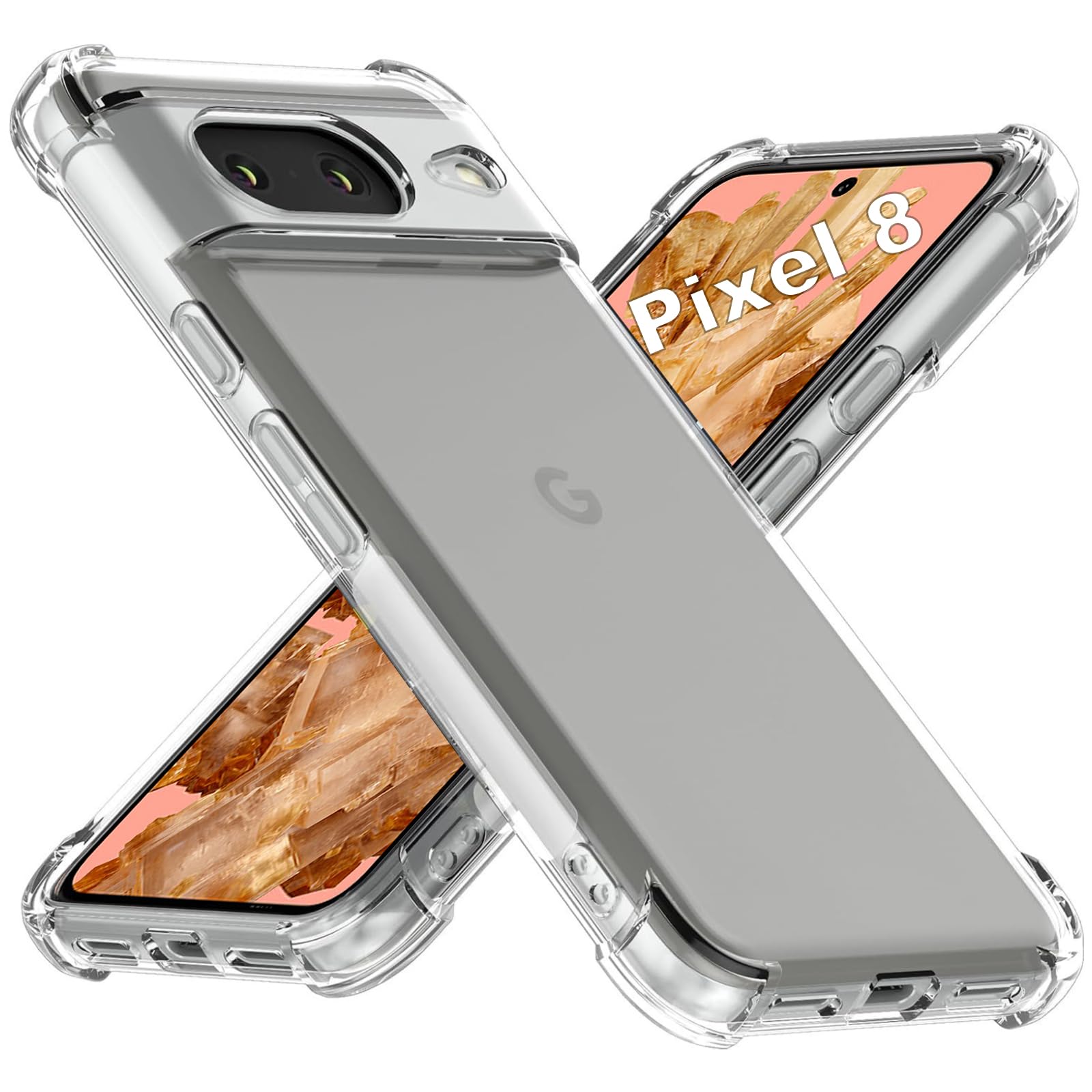 TheApallio Bumper Exclusive Transparent Back Cover Case Clear Thin Case - for Google Pixel 8 (B0DGD6S3B4) Amazon Price History, Amazon Price Tracker