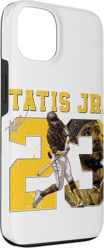 Miniatura 3 de iPhone 13 Número y Retrato Fernando Tatis Jr San Diego MLBPA Case