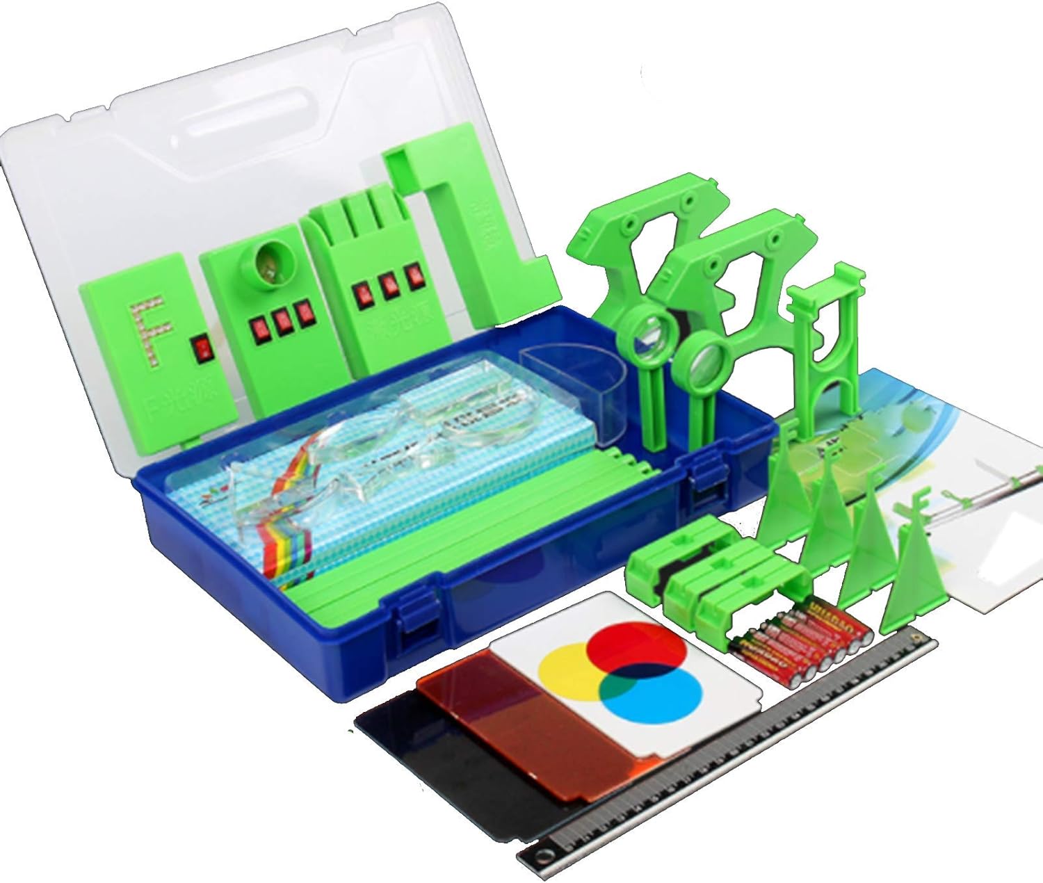 Optical Concave Convex Lens Physical Laboratory Optical Kit Physics Experiment Equipment Interest Development School Classroom Display