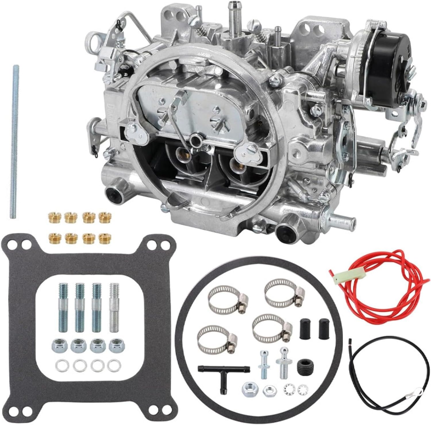 1403 500 CFM 4 Barrel Carburetor with Electric Choke Fits for Edelbrock Performer Electric Choke 500 CFM