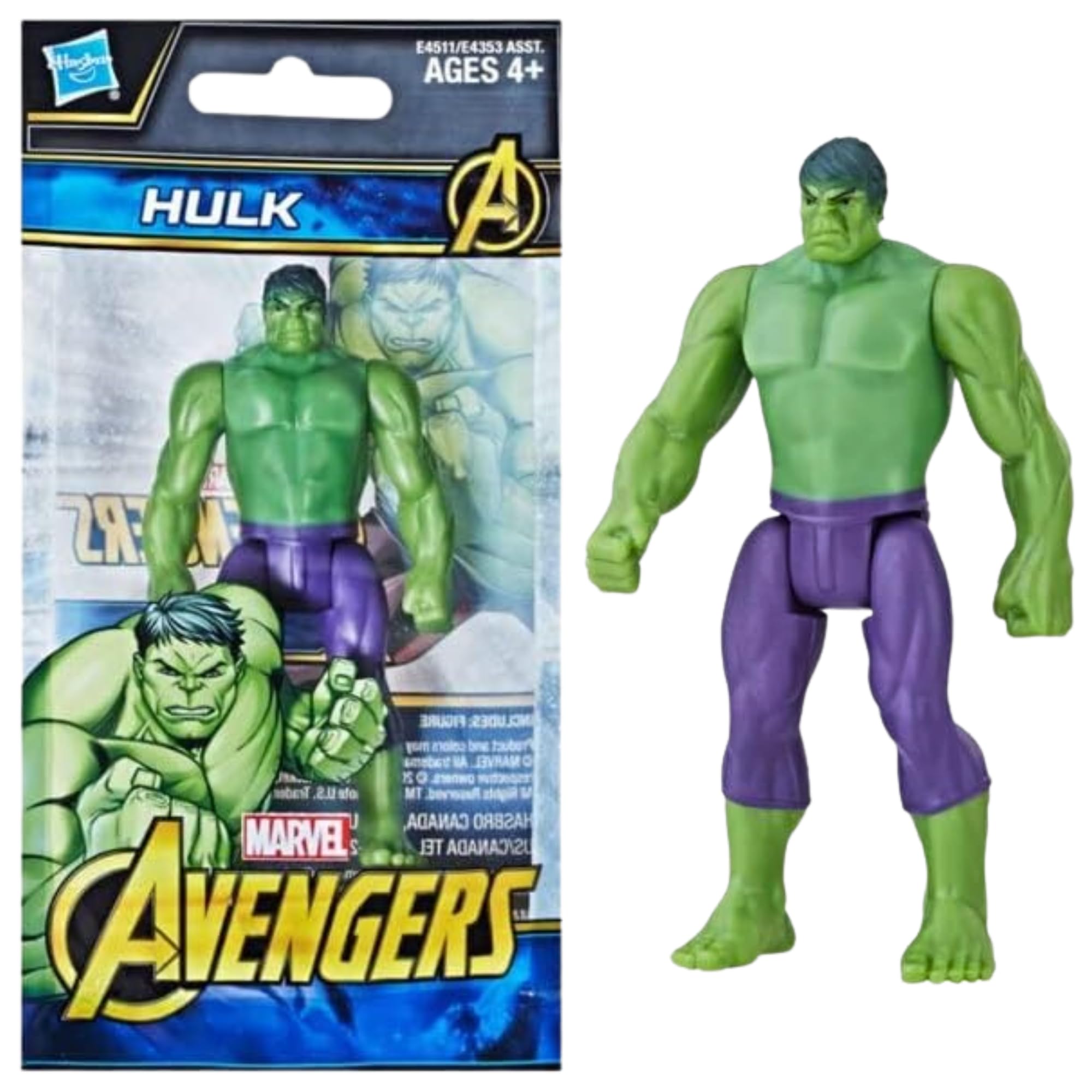 Toptoys2u Bargain Bundles Marvel-Avengers Miniature Articulated 9.5cm Toy Action Figures Bundle - Pack of 2 - Hulk & Thor - Image 2