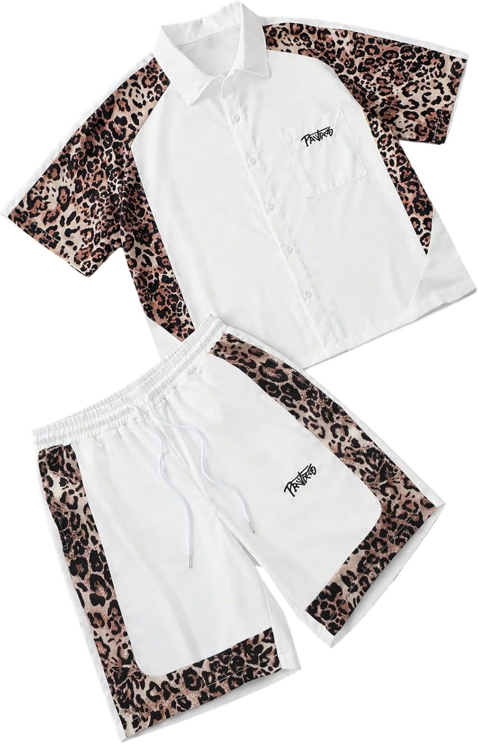 SOLY HUX Men's Summer Outfits Track Suits 2 Piece Short Sets