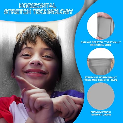 Miniatura 9 de Columpio sensorial de terapia interior para niños, necesidades especiales, columpios de techo para acurrucarse, hamaca de tela ajustable para