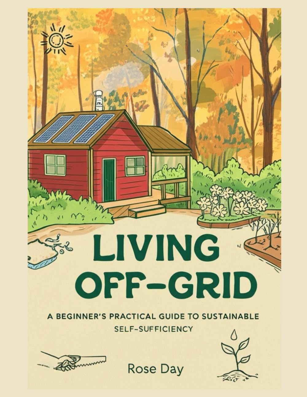 Living Off-Grid A Beginner's Practical Guide to Sustainable Self-Sufficiency: Build Your Own Sustainable Homestead – Power, Water, Food & Skills