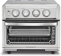 Cuisinart TOA-70NAS 8-in-1 Air Fryer Toaster Oven, 1800W Stainless Steel, Grill/Griddle, Convection, 0.6 Cu Ft Large Capacity
