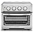 Cuisinart Air Fryer + Convection Toaster Oven, 8-1 Oven with Bake, Grill, Broil & Warm Options, Stainless Steel, TOA-70