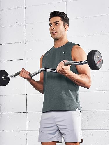 Miniatura 3 de NORTHYARD Camiseta sin mangas para hombre, para entrenamiento, correr, sin mangas, de secado rápido, camiseta muscular, chaleco deportivo