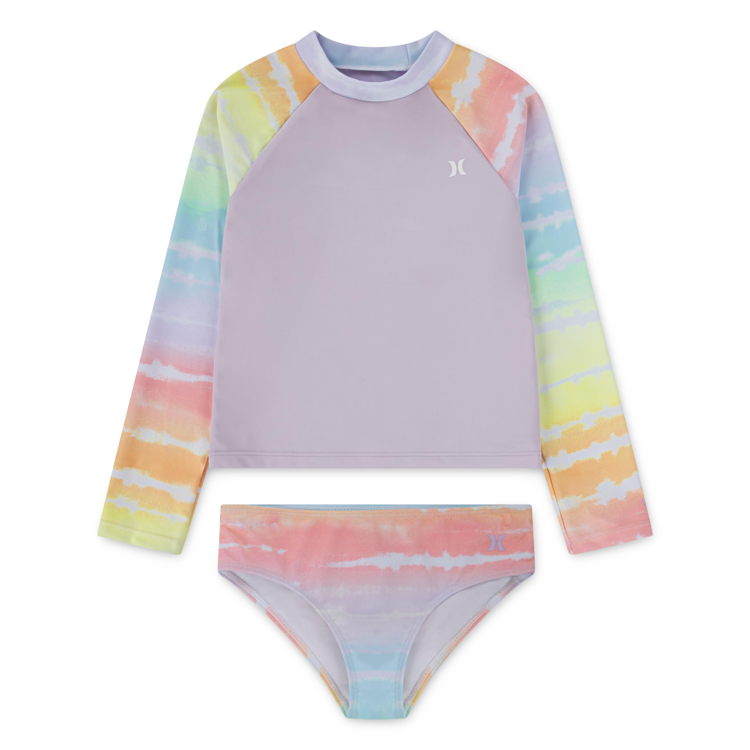 Hurley Girls Two-piece Rashguard Set