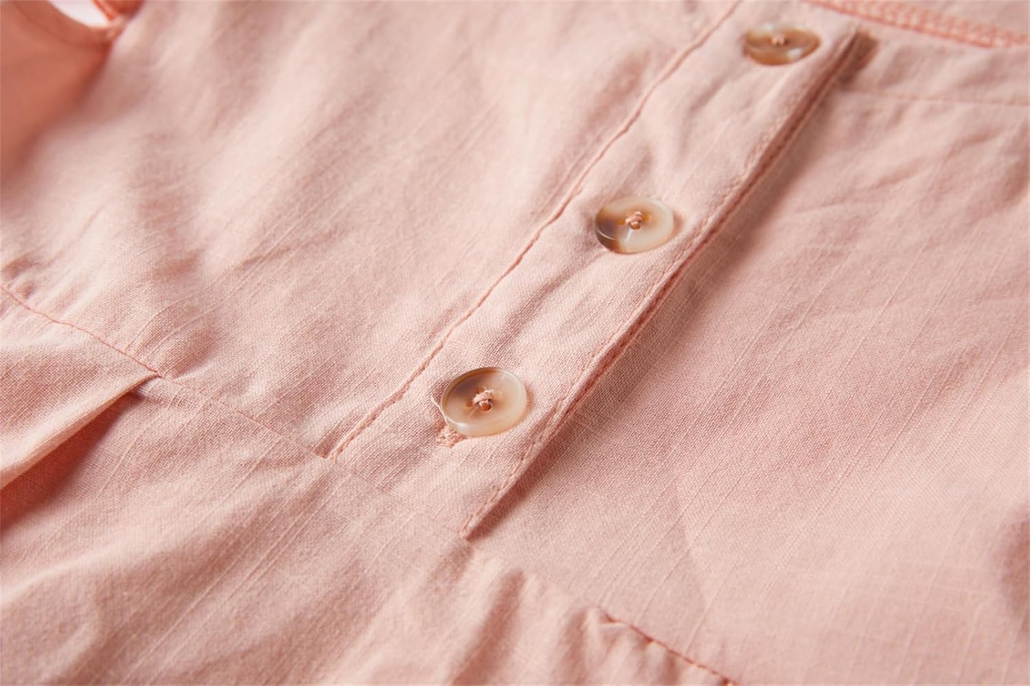 Niyage Girls Flutter Sleeve Dress Toddler Elegant Ruffle Button Down Casual Dresses - Image 5