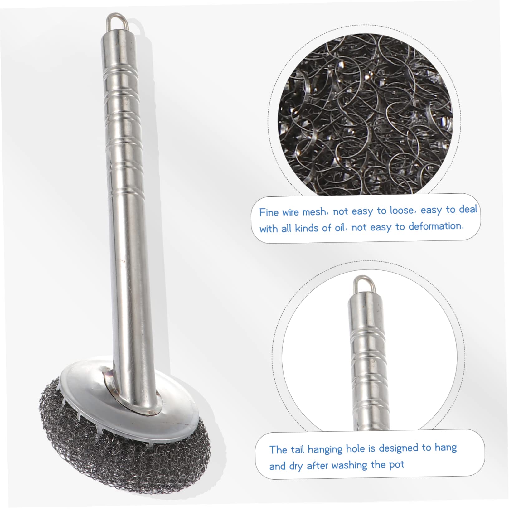 COLLBATH 3 Pcs Dish Pinsel Draht Schrubber Gericht Reiniger Für Töpfe Pfannen Reinigung