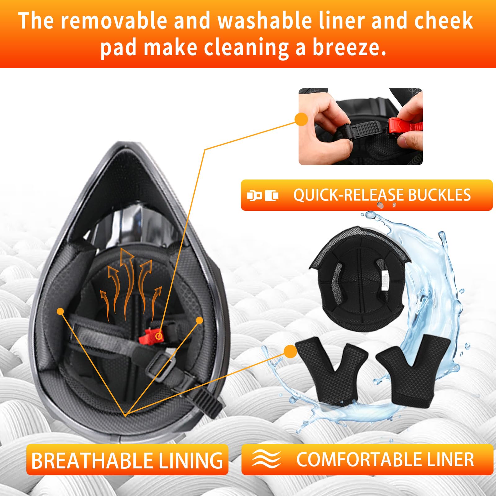 Crosshelm Kinder 5-15jährigen, MTB Downhill Motorradhelm, Mit Brillen Maske, Damen Herren Fullface Motocross Helm, Fürs Motocross Verwendet, Sondern Auch Für Quad- Und ATV-Fahrten