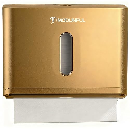 Adhesive Paper Towel Holder for Bathroom: Multifold/Trifold/C Fold Paper Towel