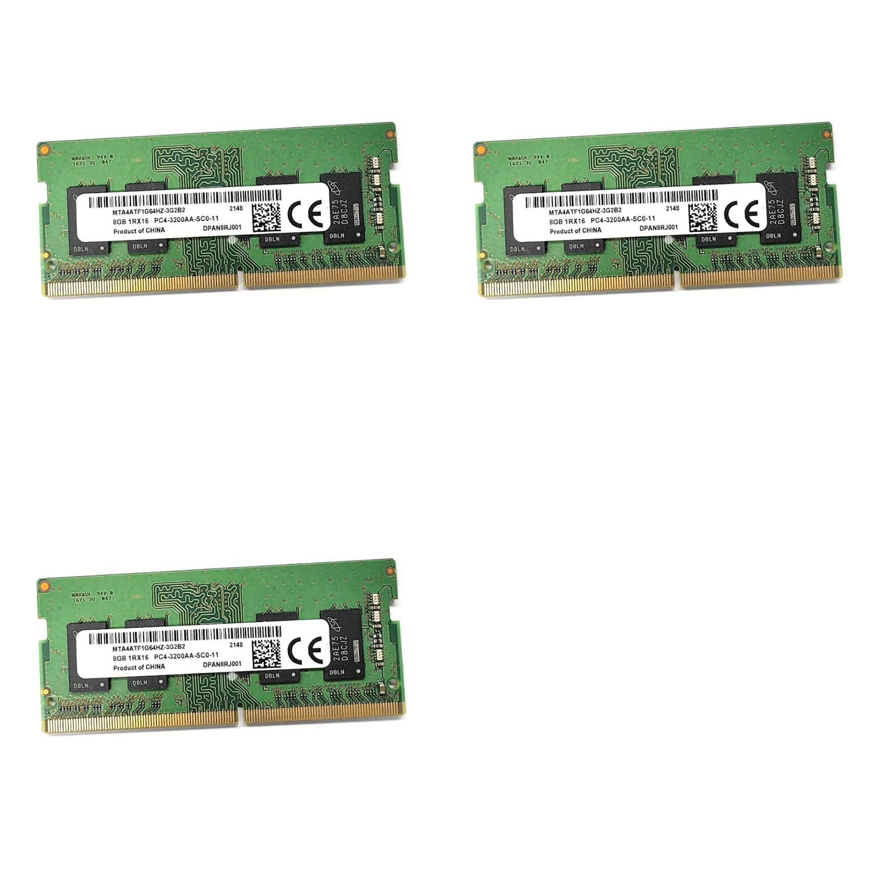 3X DDR4 8 GB 3200 MHz RAM pamięć RAM PC4-25600 1,2 V SODIMM 260-pinowa pamięć RAM laptop pamięć RAM