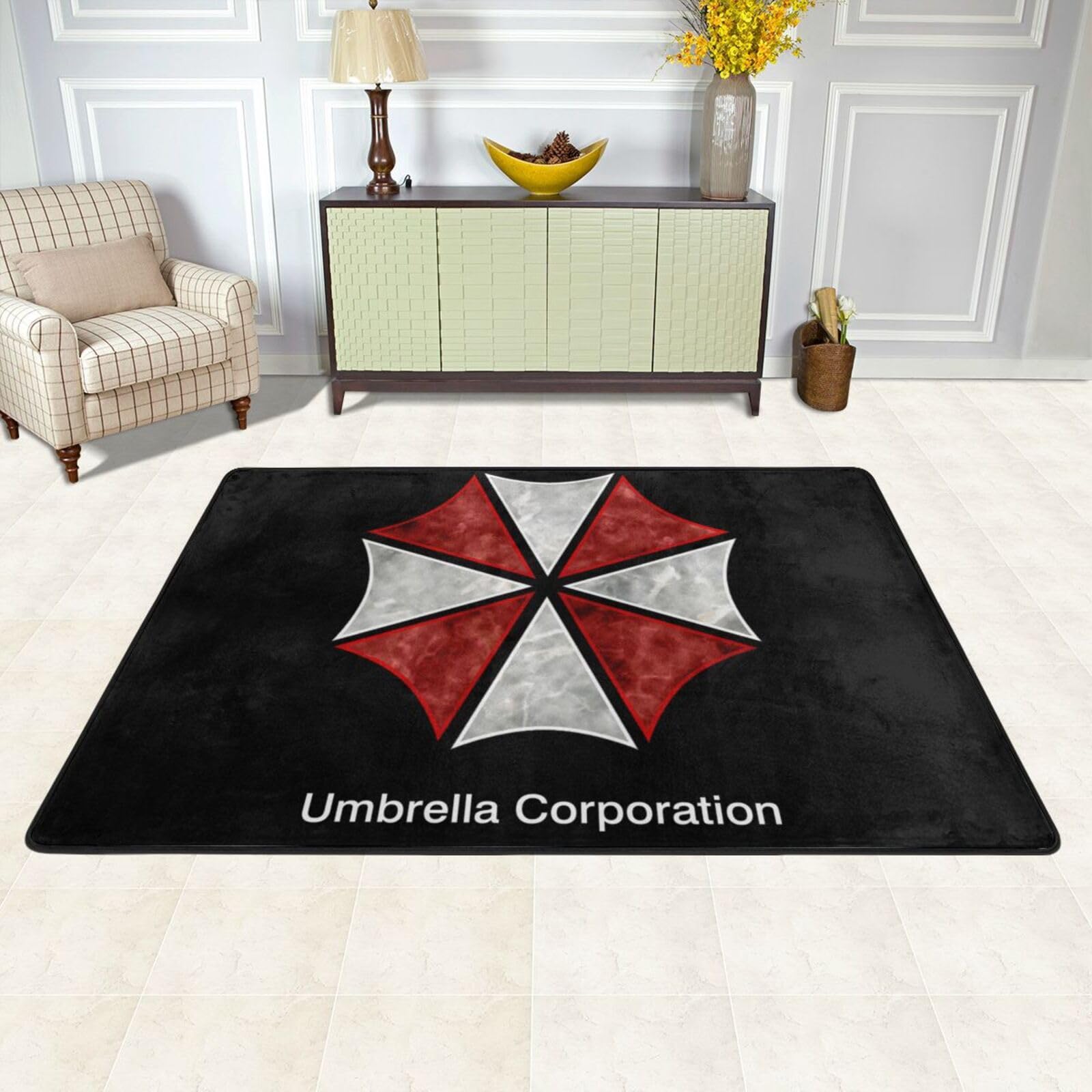 Amazon | バイオハザード Biohazard Umbrella ラグ カーペット 滑り