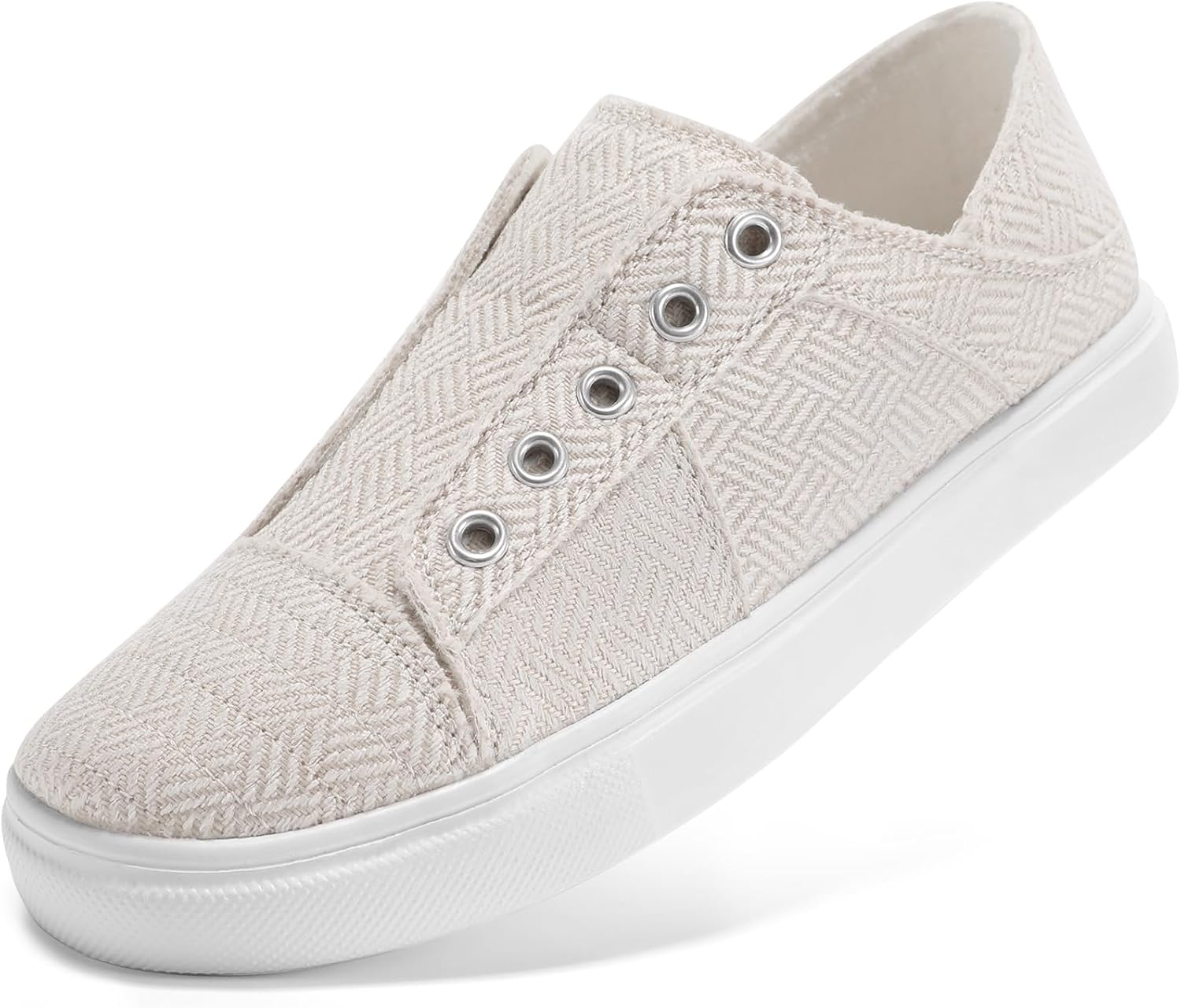 STQ Slip On Classic Casual Shoes Women Comfort Fashion Canvas Sneakers