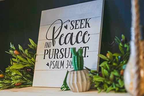 Miniatura 3 de Juego de plantillas inspiradoras de palabras, 16 plantillas de fe cristiana con citas y versículos de la Biblia, ideal para pintar en madera,