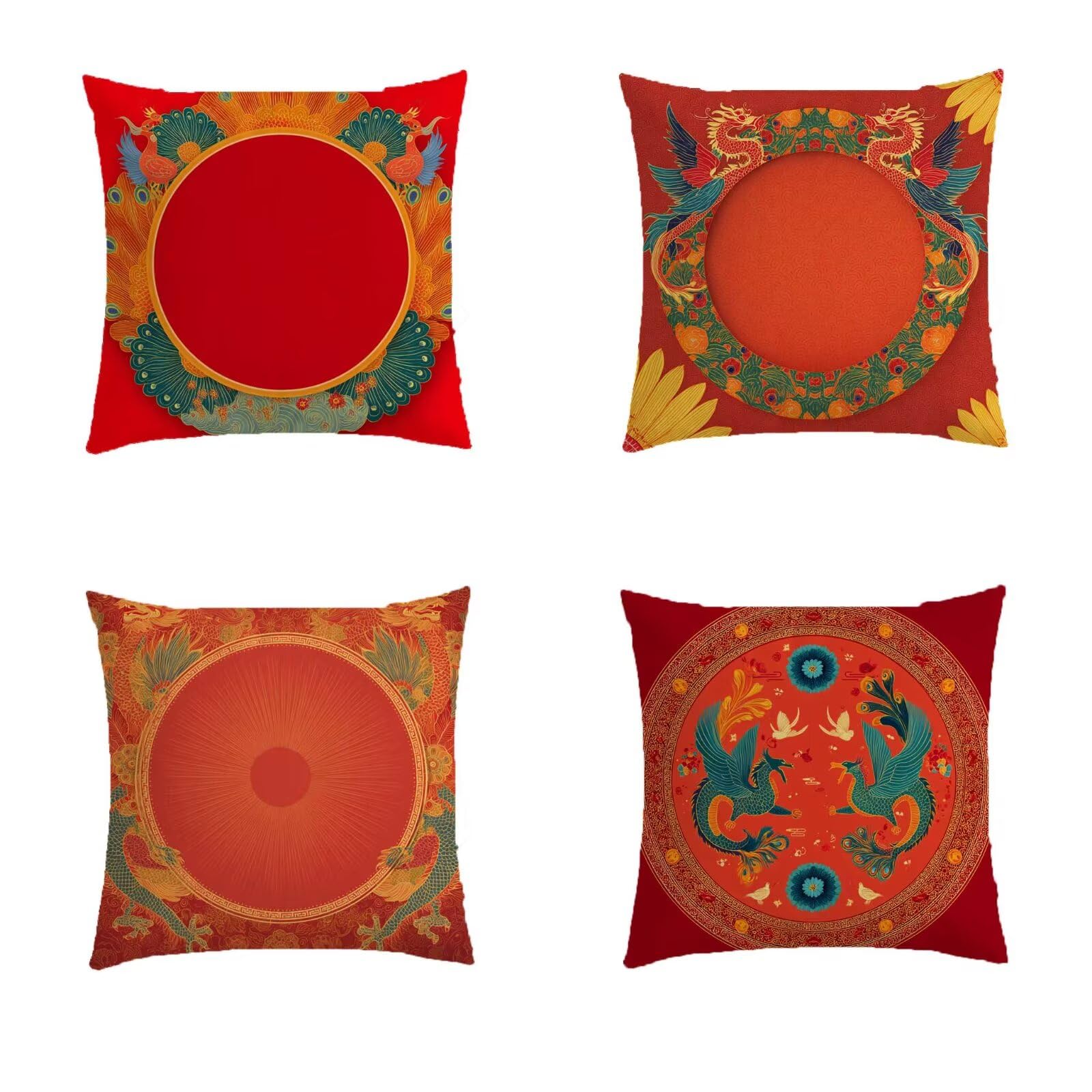 Housse coussin exterieur rouge pour sublimer votre salon de jardin et le banc de terrasse