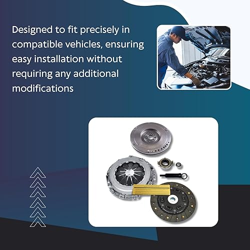 Miniatura 8 de EFT - Kit de embrague resistente con volante OEM para Toyota Corolla 1998-2008 1.8L 5 velocidades, mejora de rendimiento resistente para un
