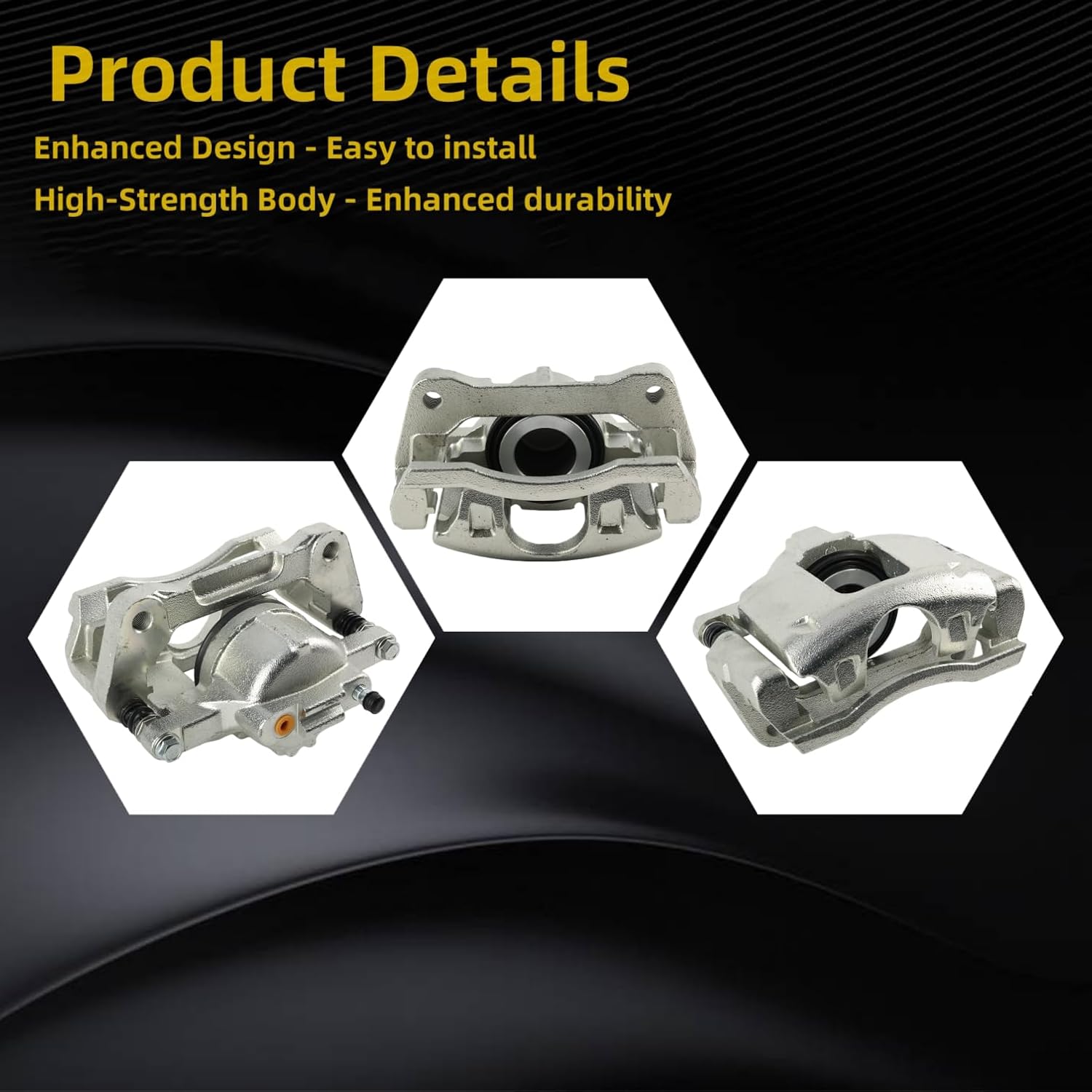 Front Right Brake Caliper Fit for Dodge Nitro 2007-2010, Jeep Liberty 2008-2012, Wrangler 2007-2012 All Models 18B5044