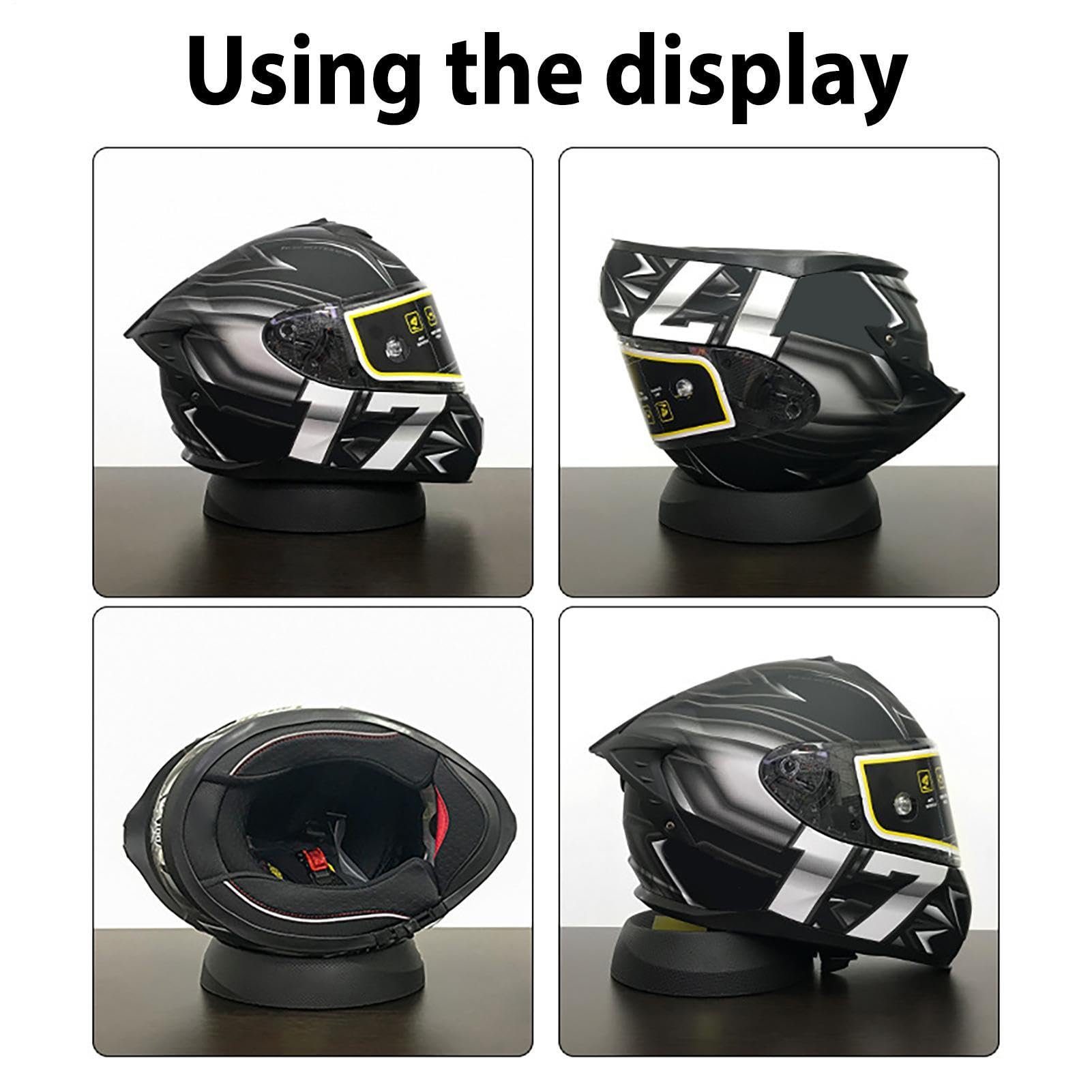 Almohadilla De Servicio para Casco De Moto Antideslizante, Donut Antiarayazos Portátil De PU, Soporte Universal para Casco Integral, Accesorio Multiusos para Taller Y Rodillera