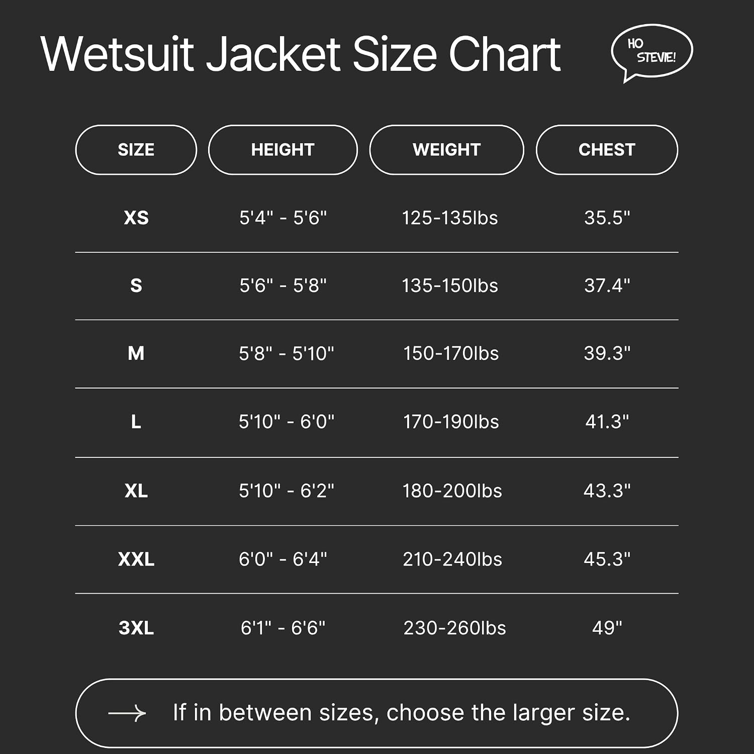 Ho Stevie! Surfing 2mm Wetsuit Jacket - Front Zip, Easy On/Off - Stays in Place with Boardshorts Tie Loop