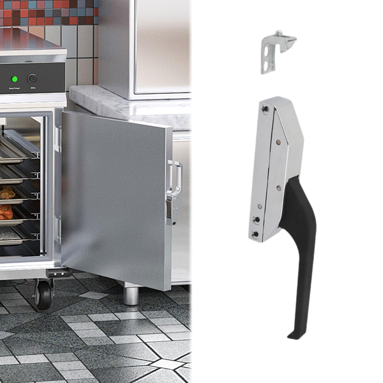 Türschloss für Kühlräume, Cold Storage Door Handle, Kühlschranktürgriff, Begehbare Kühltüren, Türschloss für Kühlräume, Walk in Cool Doors Handle Freezer für Gefrierschrank Kühlraum