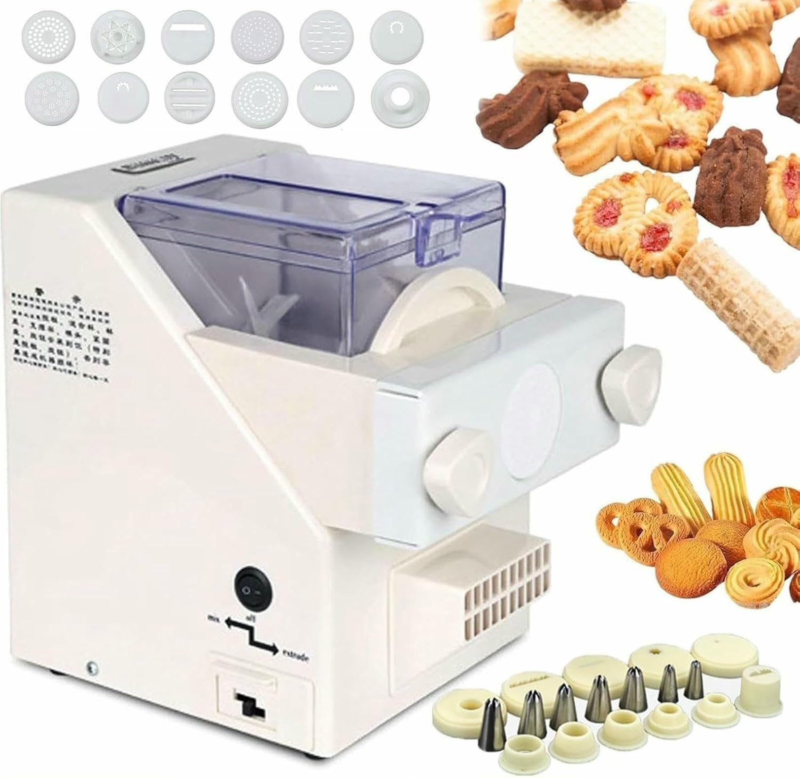 Machine biscuits automatique 180W avec presse à cookie et 8 buses