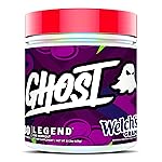 GHOST Legend Pre-Workout Powder, Welch\'s Grape - 30 Servings - Pre-Workout for Men & Women with Choline, L-Citrulline, & Beta Alanine for Energy & Focus