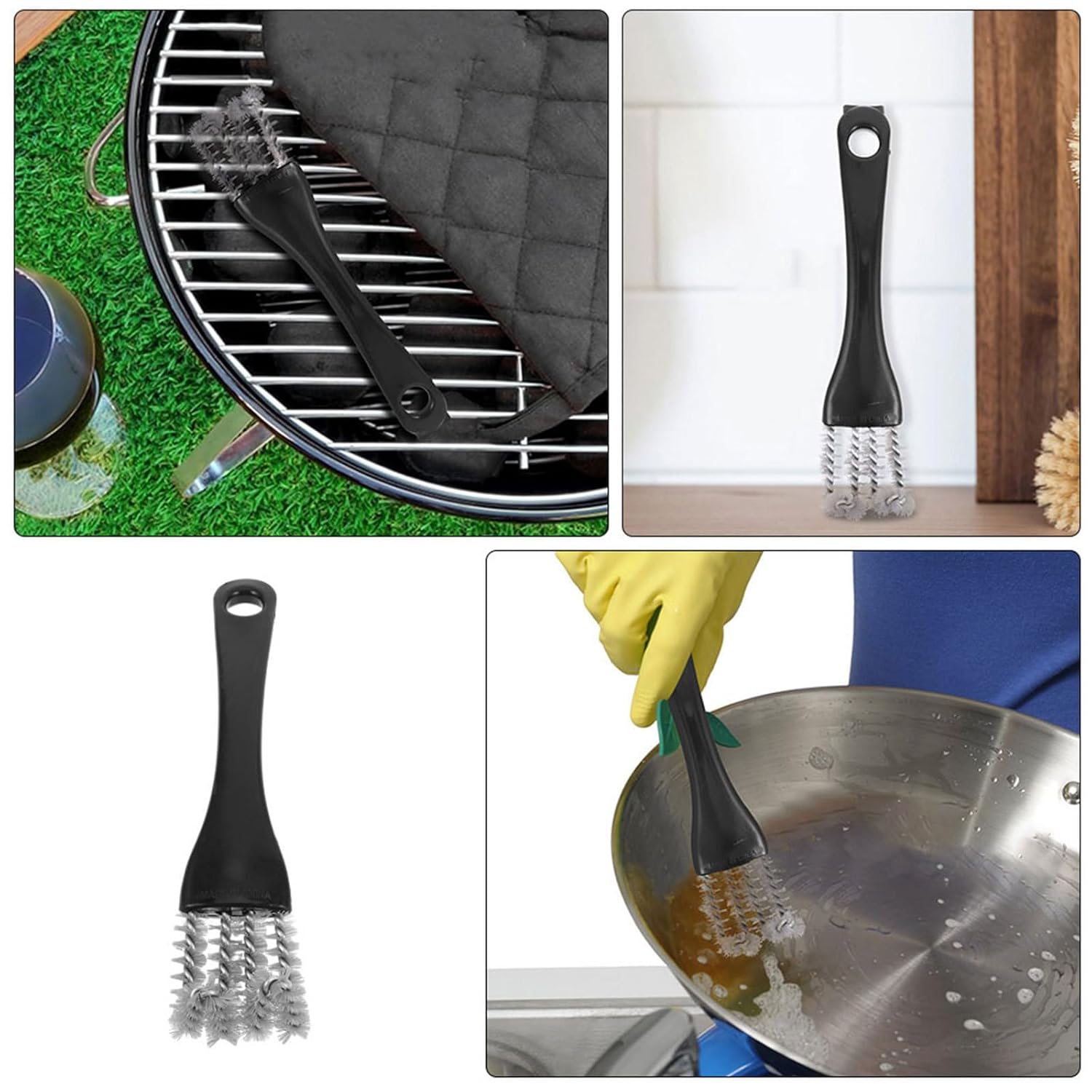 ibasenice 15pcs Bird Cage Brush Droppings Cleaning Accessories Long Handle Cleaner - 2 In 1 Scraper Double Sided Birdcage Poop Remover Tool For Pet Supplies Parrot Perch