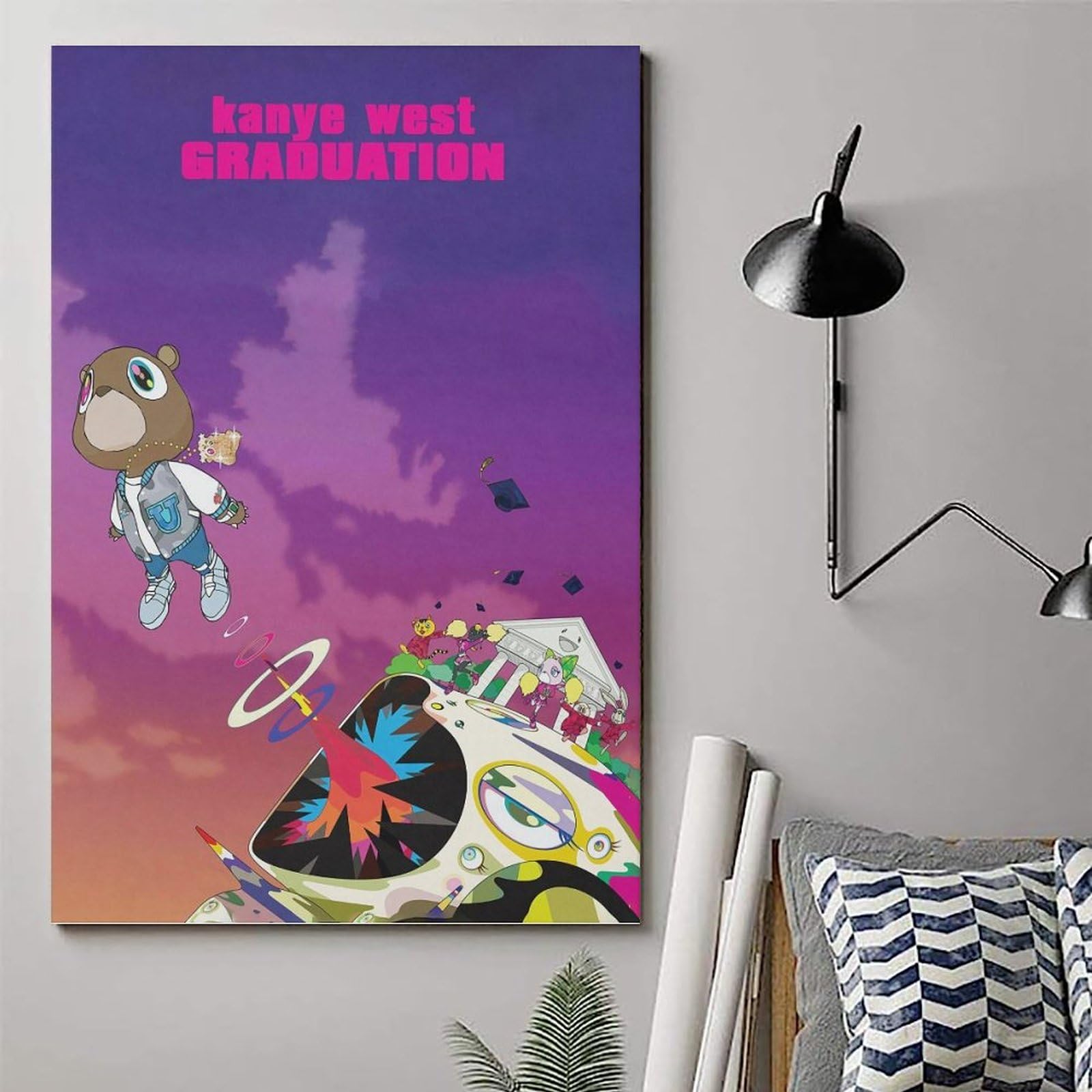 TANZEM Kanye West, Poster Con Copertina Di Album Di Abbandono Del College, Stampa Artistica Da Parete Su Tela, Decorazione Moderna Per Camera Da Letto, Soggiorno, 30 X 45 Cm - 4