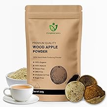 Wood Apple Powder – Pure Dried Limonia Acidissima Fruit Powder – Natural Herbal Ingredient for Tea, Smoothies & Recipes