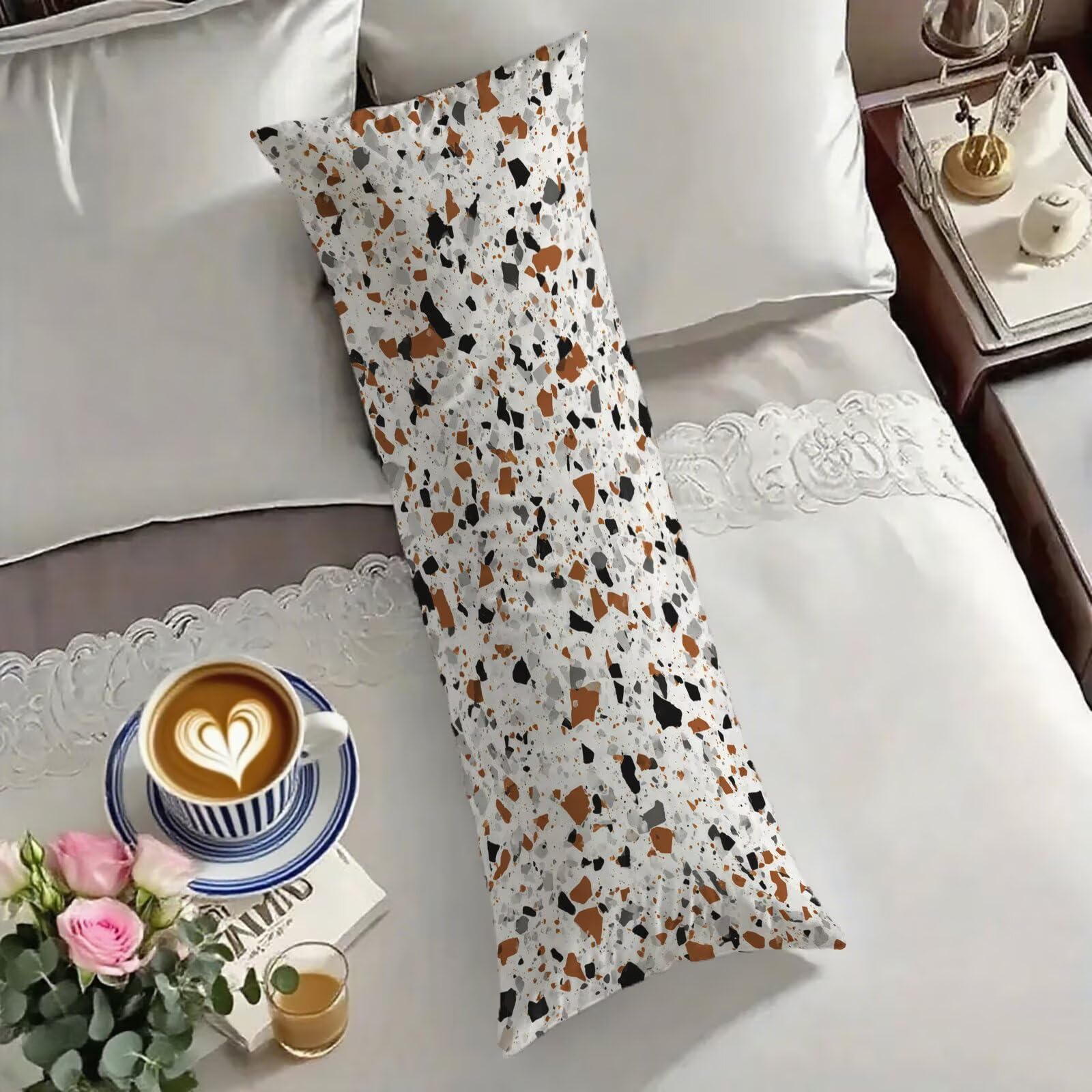 Housse traversin 60x180 cm avec fermeture éclair pour dire adieu aux taies qui glissent