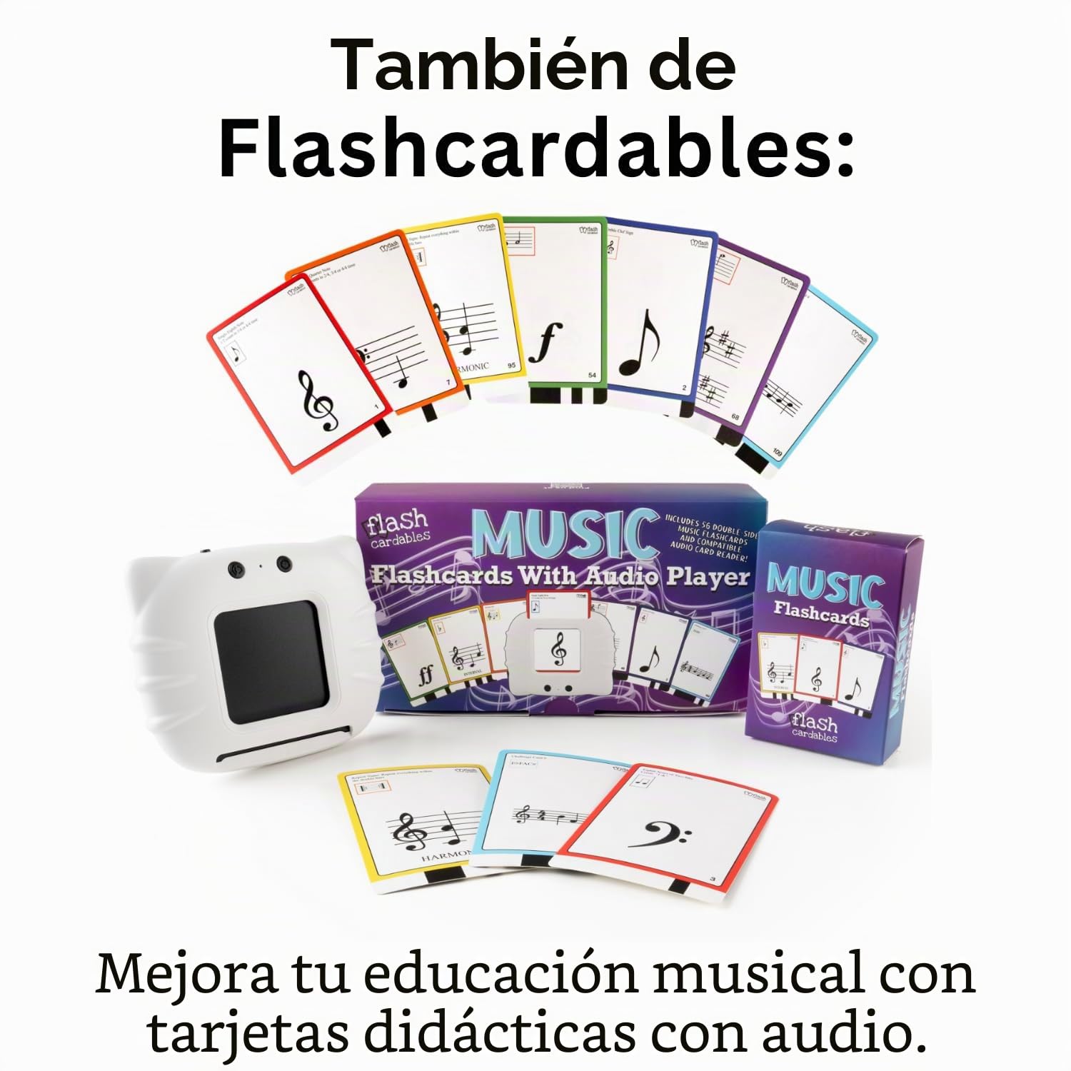 Tarjetas Flash de música Premium Flashcardables