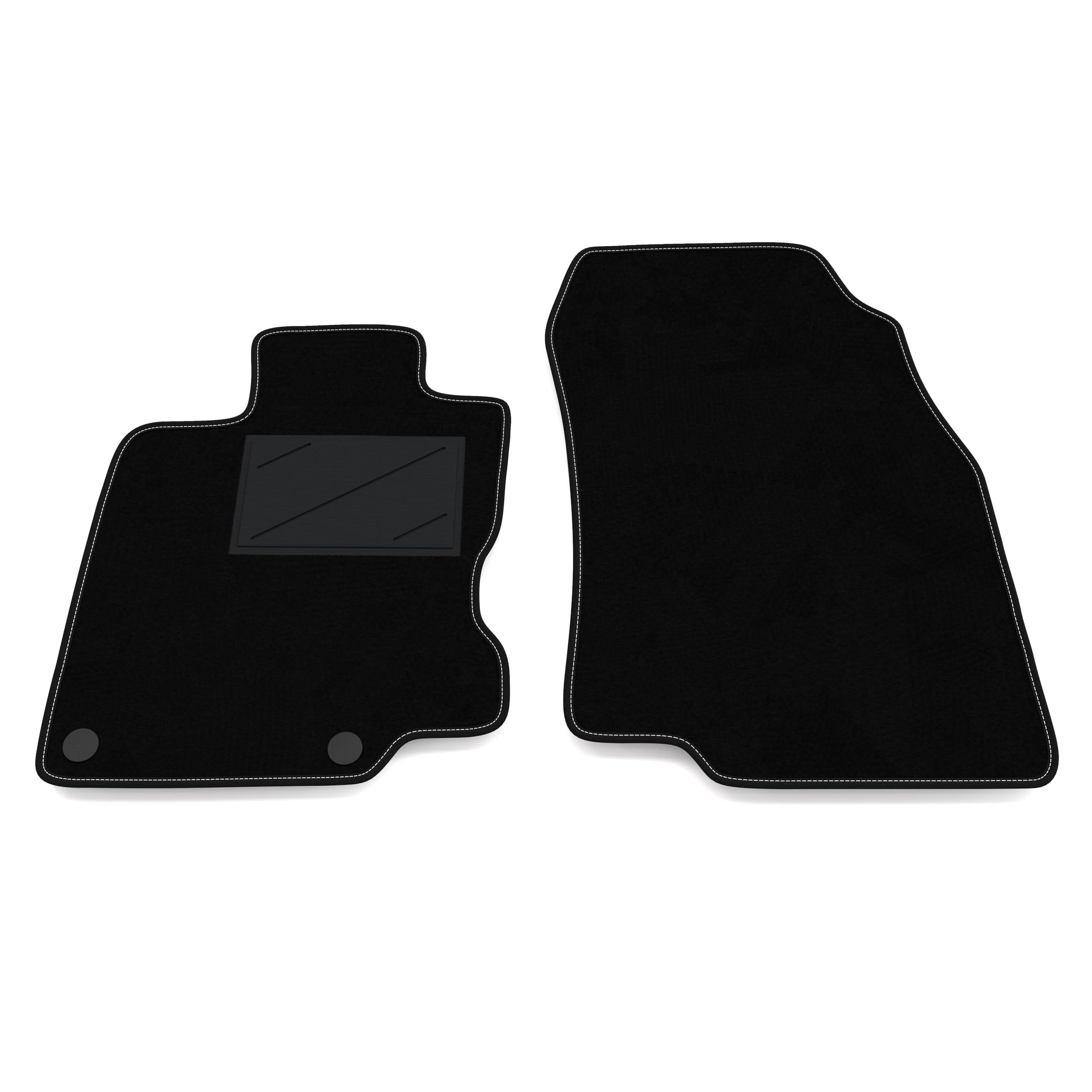 SZFCL Tappetini Auto Personalizzati per Hyundai Tucson 2020-2023 2024 2025 Benzin Modell, Antiusura Pelle Tappetino Completo Mat Set Auto Pavimento Protezione,Black