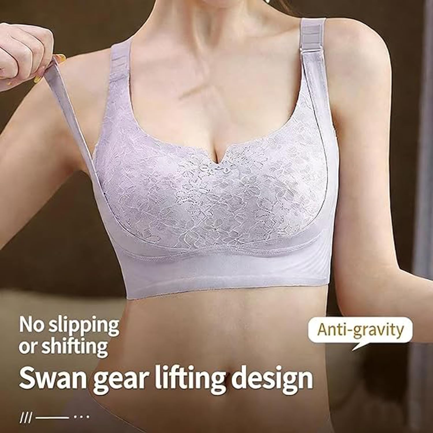 Amourlift - Custom-Lift Bust Shaping Bra, Wireless Comfy Push up Bras, Full Coverage Supportive Everyday Breast Lifter - Image 6