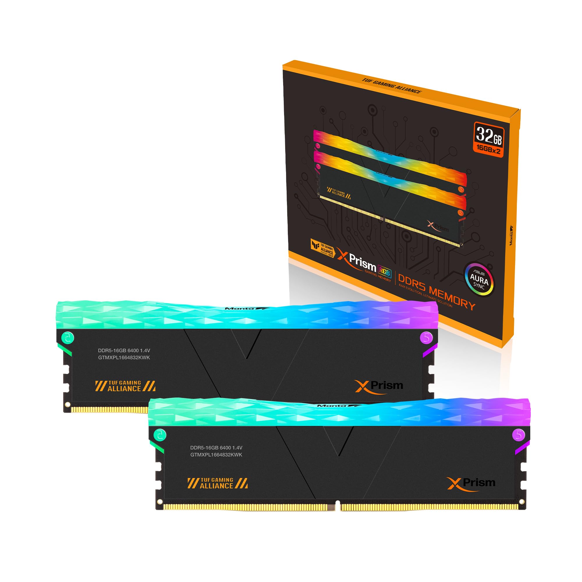 Amazon.com: V-Color DDR5 (TUF Gaming Alliance) Manta XPrism 32GB