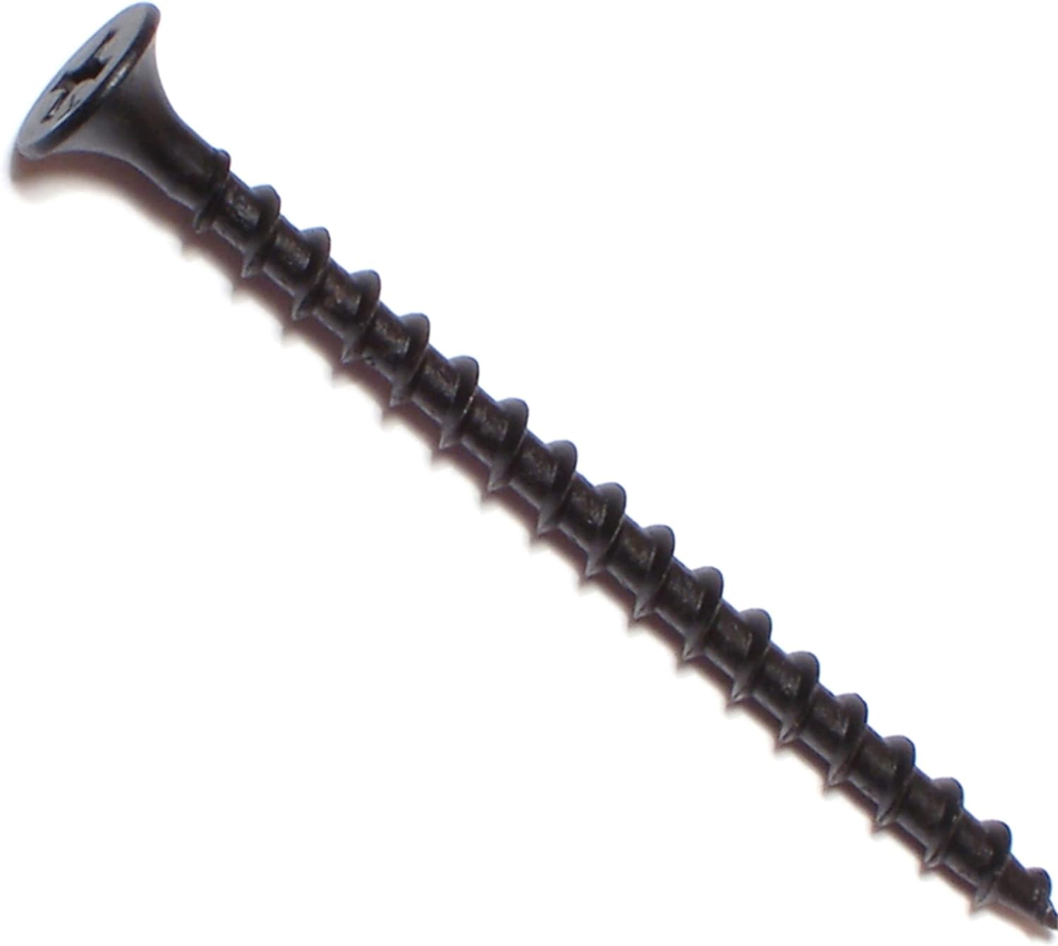 Hard-to-Find Fastener 014973232825 Coarse Phillips Bugle Drywall Screws, 6 x 2-1/4, Piece-3000 , black
