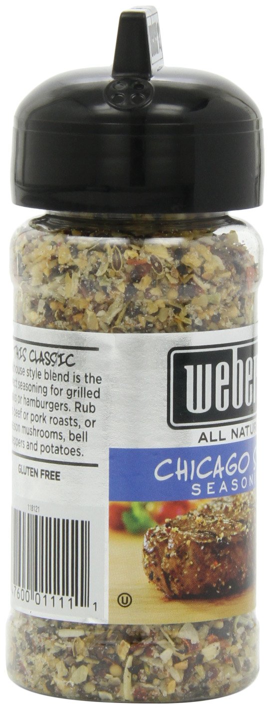 Weber Grill Seasoning Chicago Steak, 2.5-Ounce (Pack of 6)