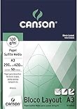 Bloco Técnico A3 120g/m², Canson, 66667155, Layout, 50 Folhas